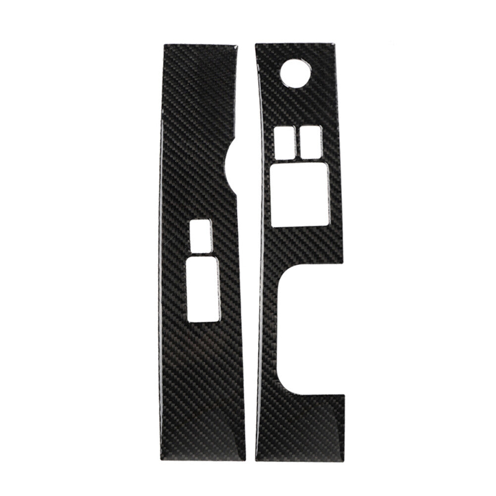 for Nissan 350Z 06-09 Carbon Fiber Inner Window Lift Switch Panel Cover Trim