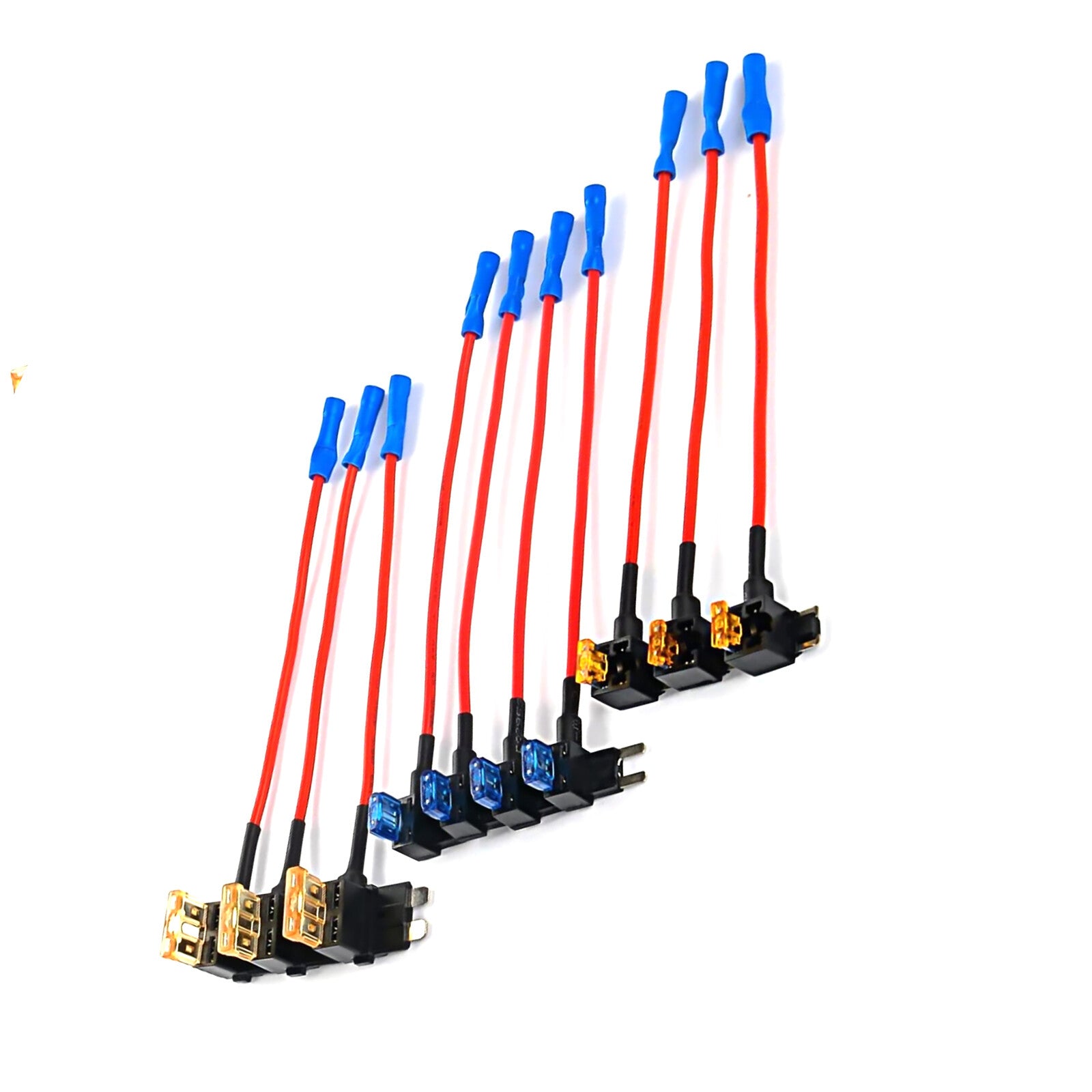 10 Pcs Low Profile for Mini Add-a-Circuit Fuse Adapter Durable Replacement Parts