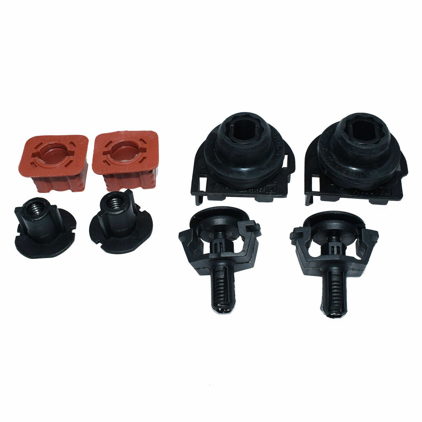 Radiator mounting kit (8 pieces) for Mercedes-Benz C200, C280, C300, GLK350, SL500, E400