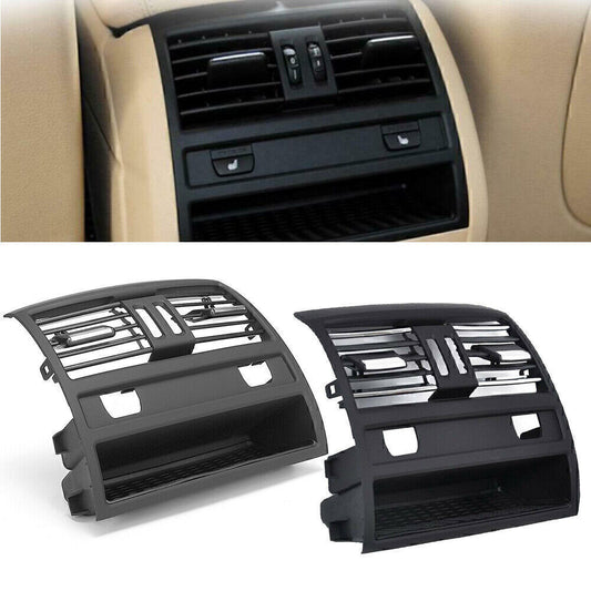 1x Rear Center Console Fresh Air Outlet Vent Grille Cover W/Hole for BMW 5 F10