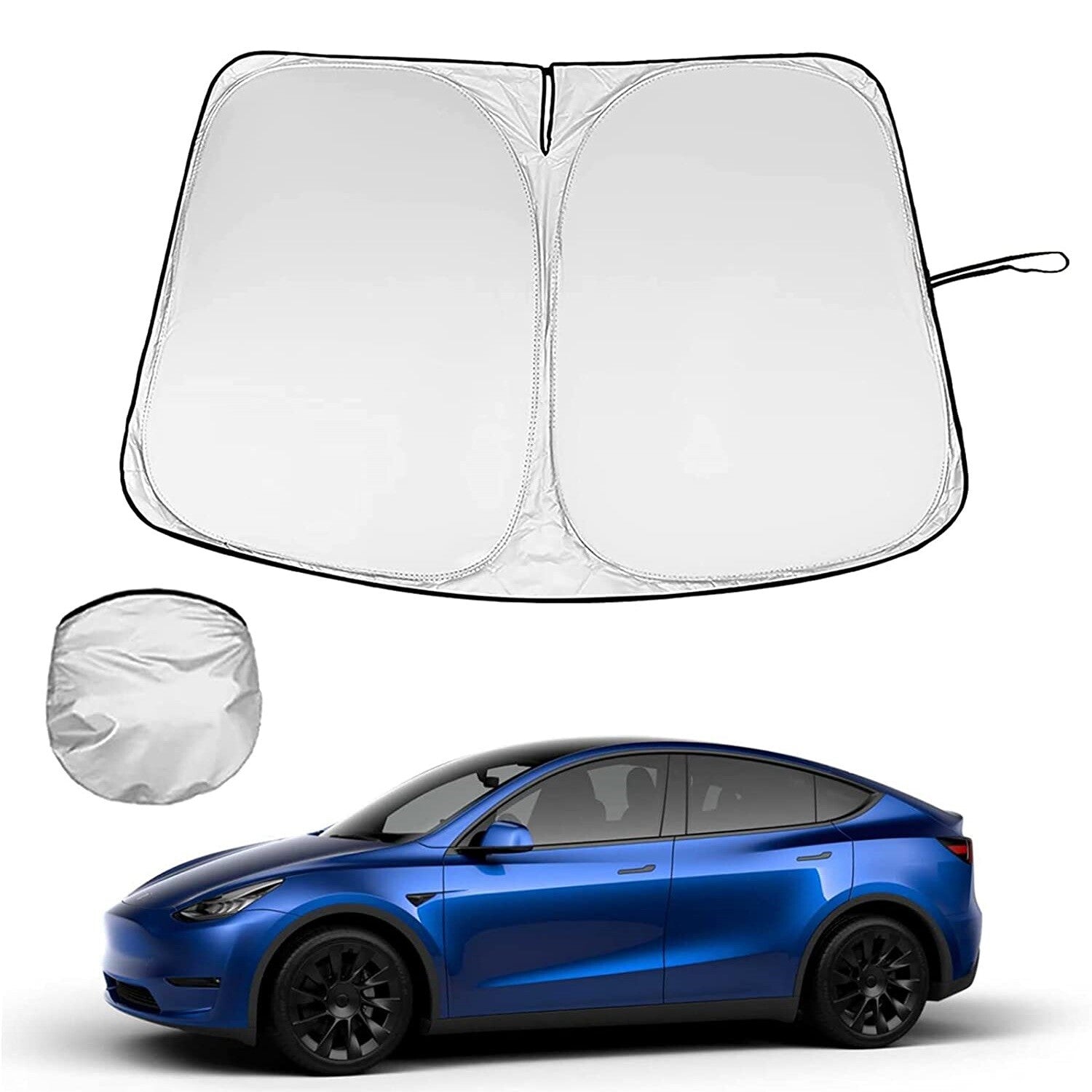 for Tesla Accessories Large Car Windshield Sun Shade UV Block Cover Visor Screen