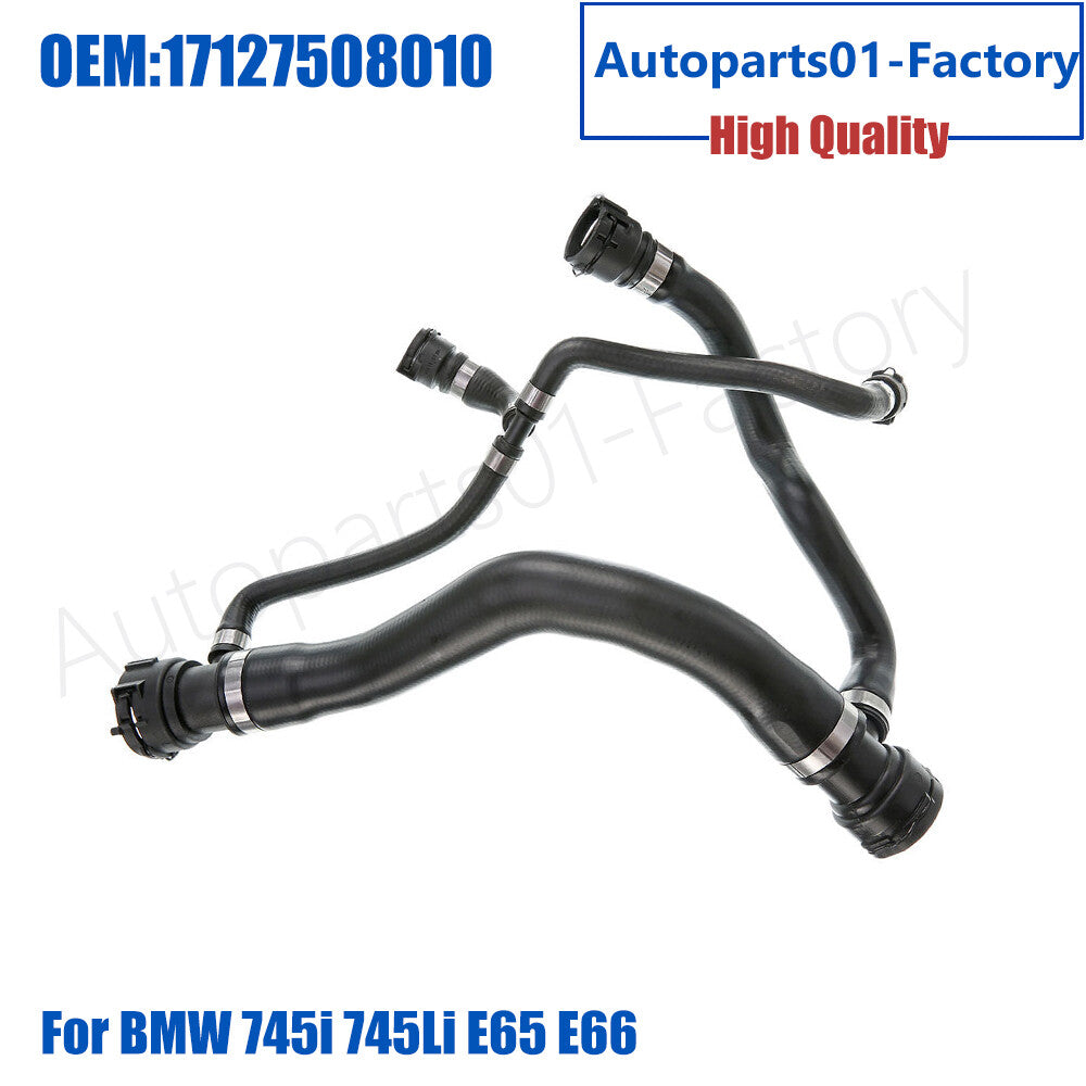 17127508010 Upper Radiator Coolant Hose Pipe for BMW 745i 745Li E65 E66