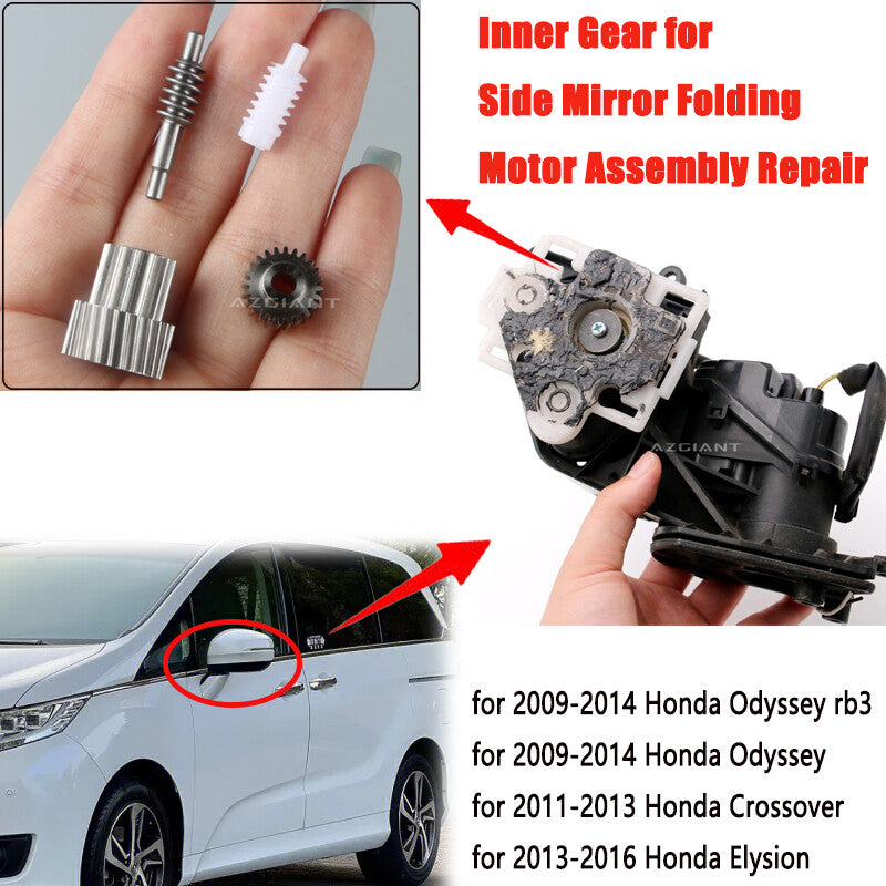 for 2008-2010 for Honda CR-V / 2009-2012 Spirior Side Mirror Folding Motor Gear Kit