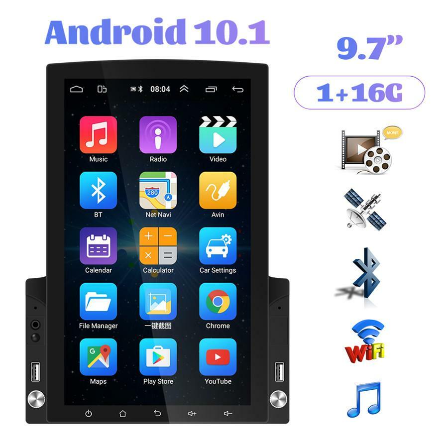 Double 2DIN Car Radio Stereo 9.7'' Touch Screen Android 10 GPS Wifi Mirror Link