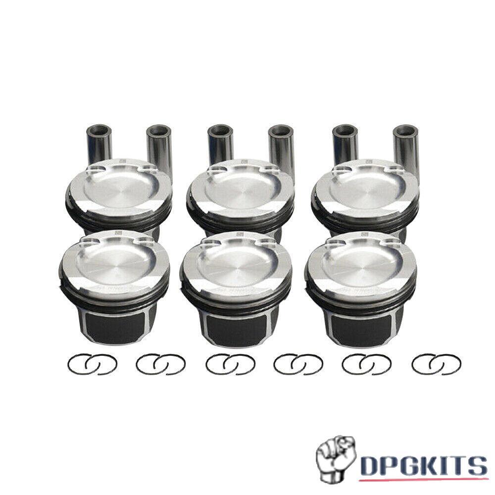 6X Pistons  Rings Kit for BMW N54B30 / 3.0 L6 (2979cc) Turbocharged 11257561698