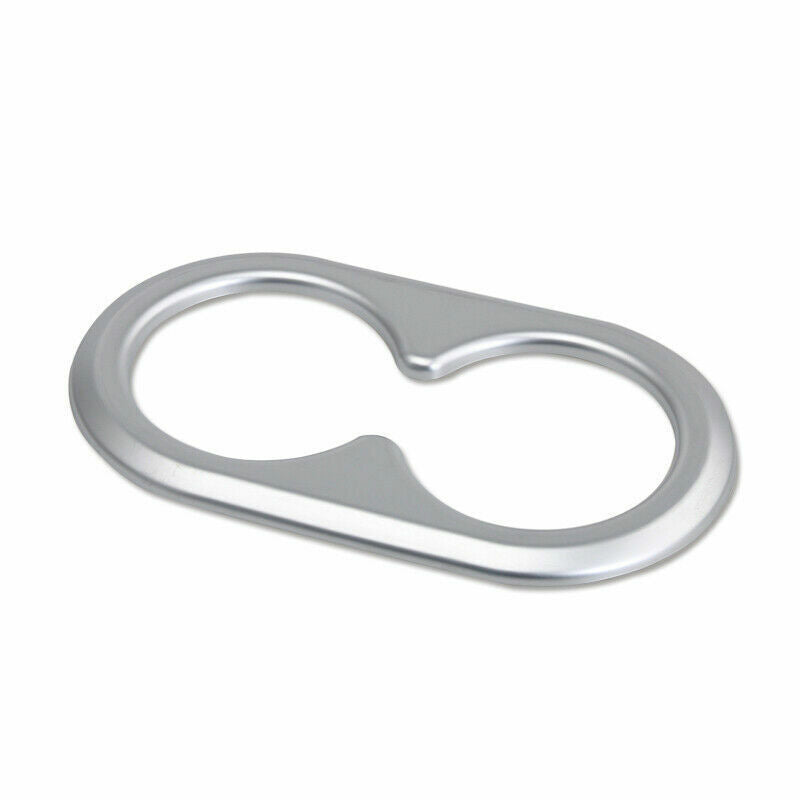 Rear Water Cup Holder Panel Trim 1PCS for Honda CRV CR-V 2012-2016 Matte Silver