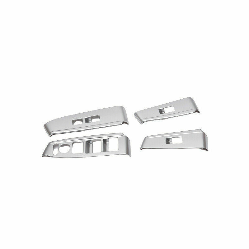 Glass Window Lifting Lock Panel Trim for Honda Accord Crosstour 2008-2013 Silver
