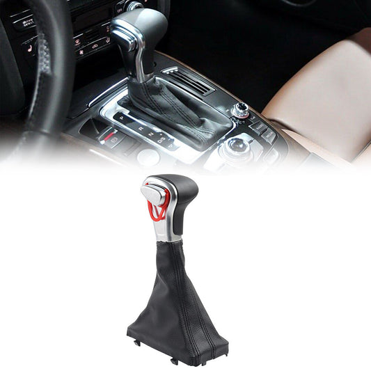 Automatic Gear Shift knob Shifter Leather Gaiter Boot for Audi A3 A4 A5 A6 Q5