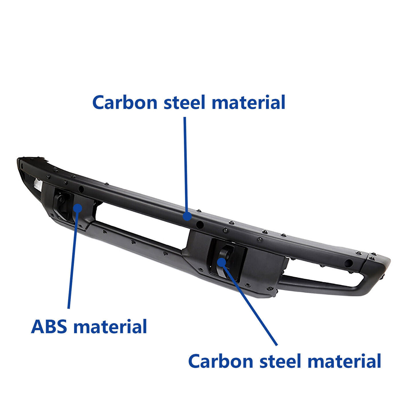 Fit For 2021-2023 for Ford Bronco With D-ring Mounts Offroad Full Width Front Bumper