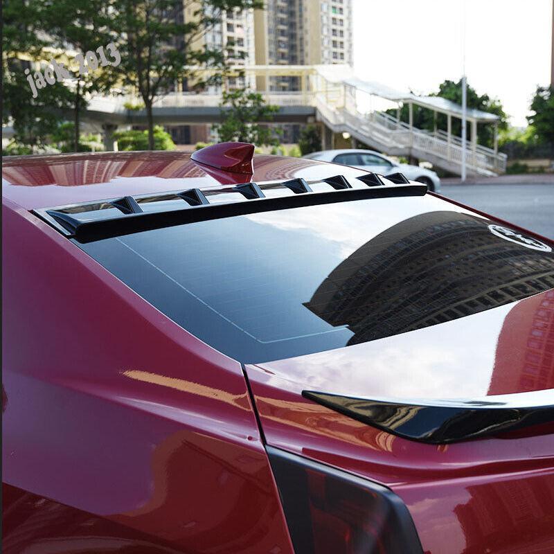 For 2013-2018 for Cadillac ATS ATS-V Rear Roof Window Lip Spoiler Wing Gloss Black