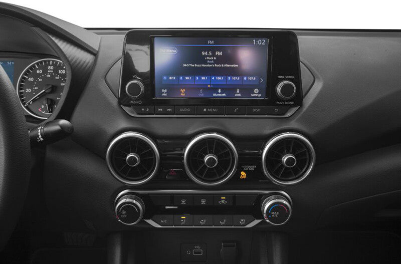 Central Console AC Switch Panel for Nissan Sentra Sylphy 2020-2022 Carbon Fiber