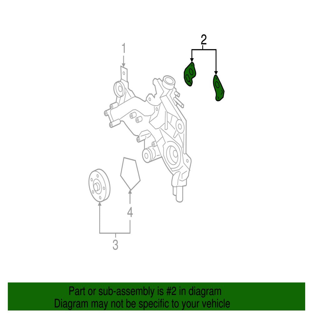 12630223 Water Pump Gaskets for GM LS1 Gen III IV 4.8-6.2