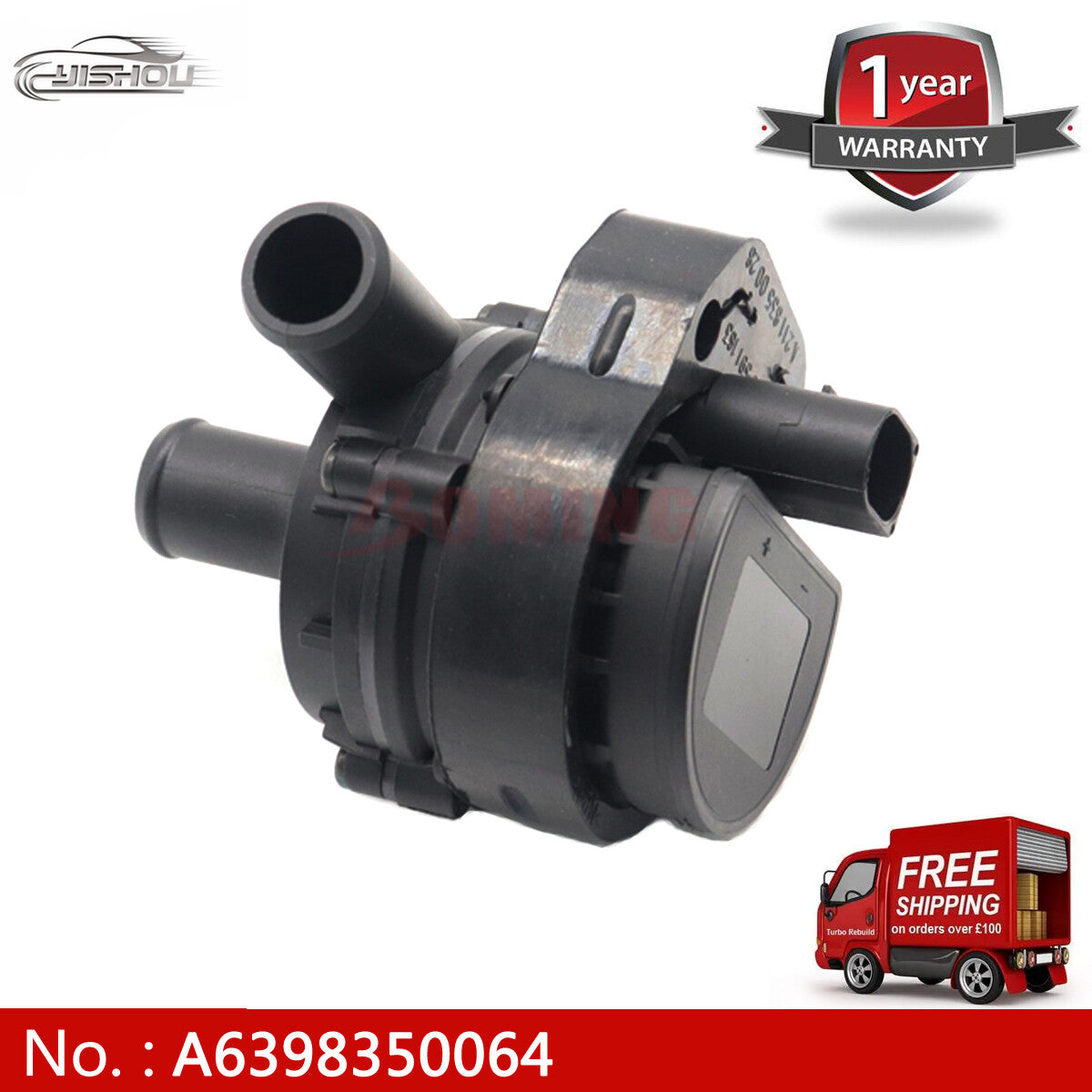 A6398550064 Water pump auxiliary for Mercedes-Benz coolant and for Volkswagen CRAFTER