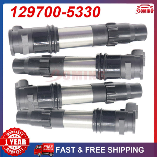 NEW Ignition Coils 129700-5330 4PCS For 2010-15 for Suzuki GSX-R600 GSXS750 GSX1250F