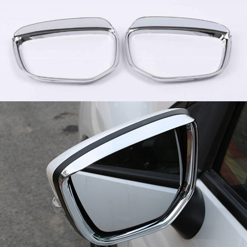 Chrome Rearview Mirror Rain Eyebrow Cover for Mitsubishi Eclipse Cross 2018-2022