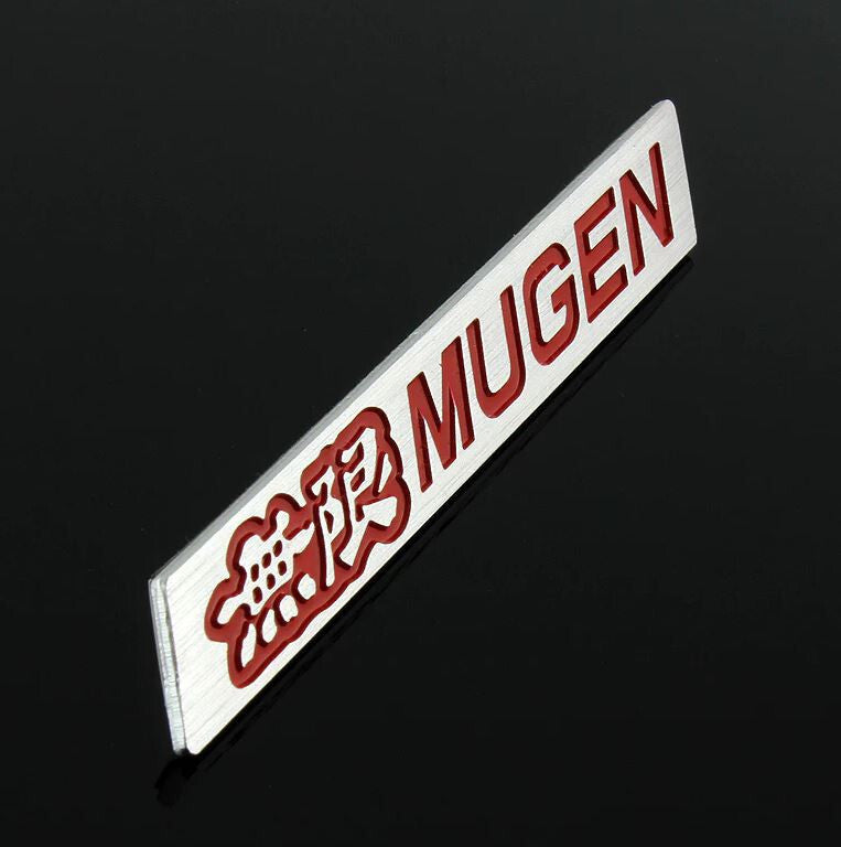 Mugen car rear sticker boot trunk badge for Subaru for Acura red
