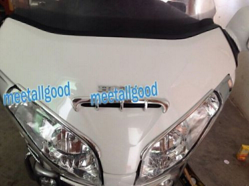 Motorcycle ABS Plastic Eyebrows Trim for Honda GL1800 2001-2011
