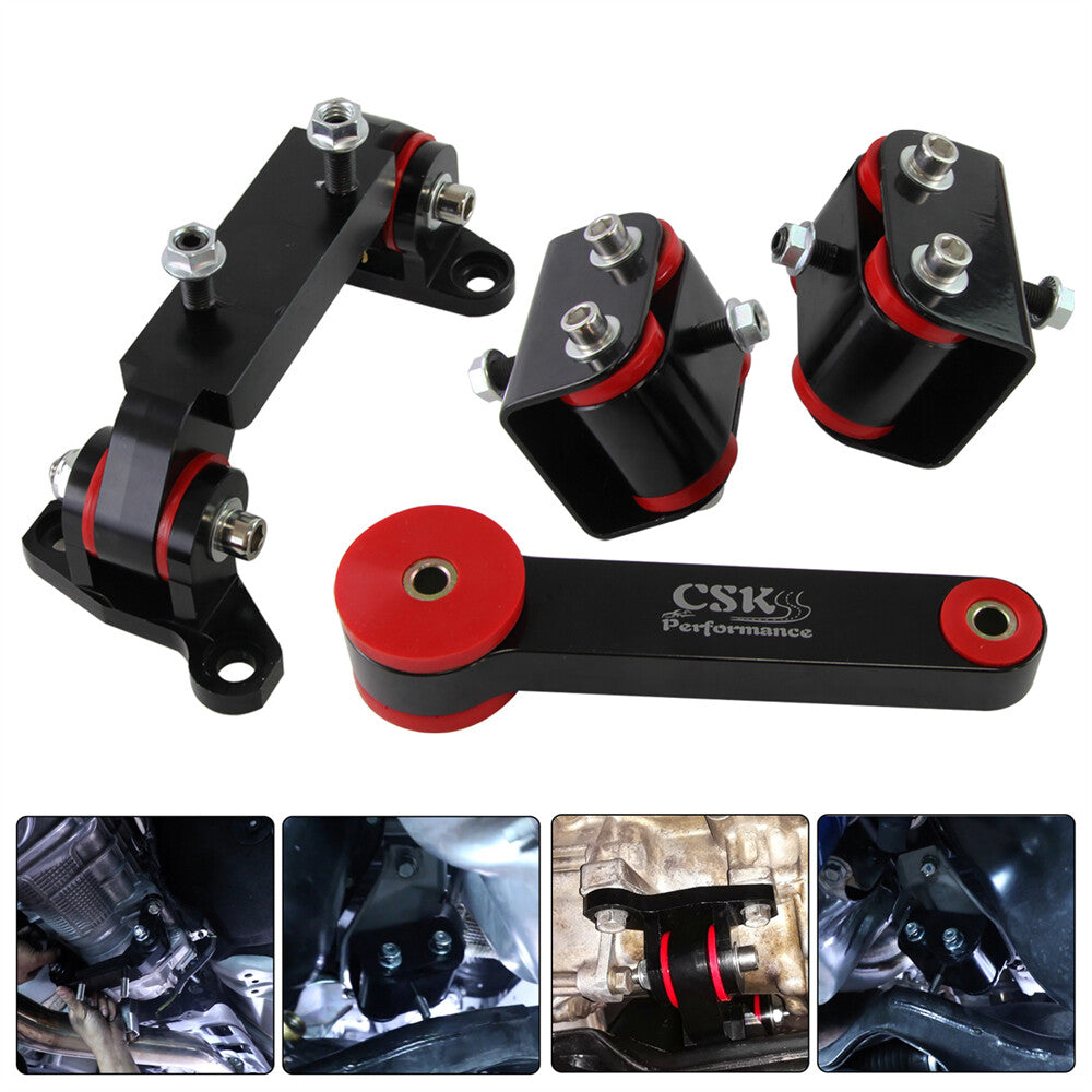 Polyurethane Motor  Transmission Mount For 04-12 for Subaru WRX/STI 93-12 Impreza
