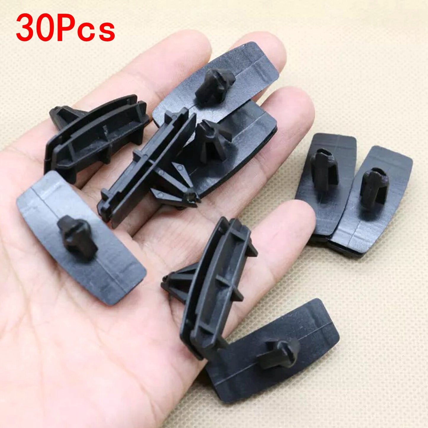 30pcs Black Nylon Fender Flare Moulding Clip for Chrysler 55157055AA 55157065AA