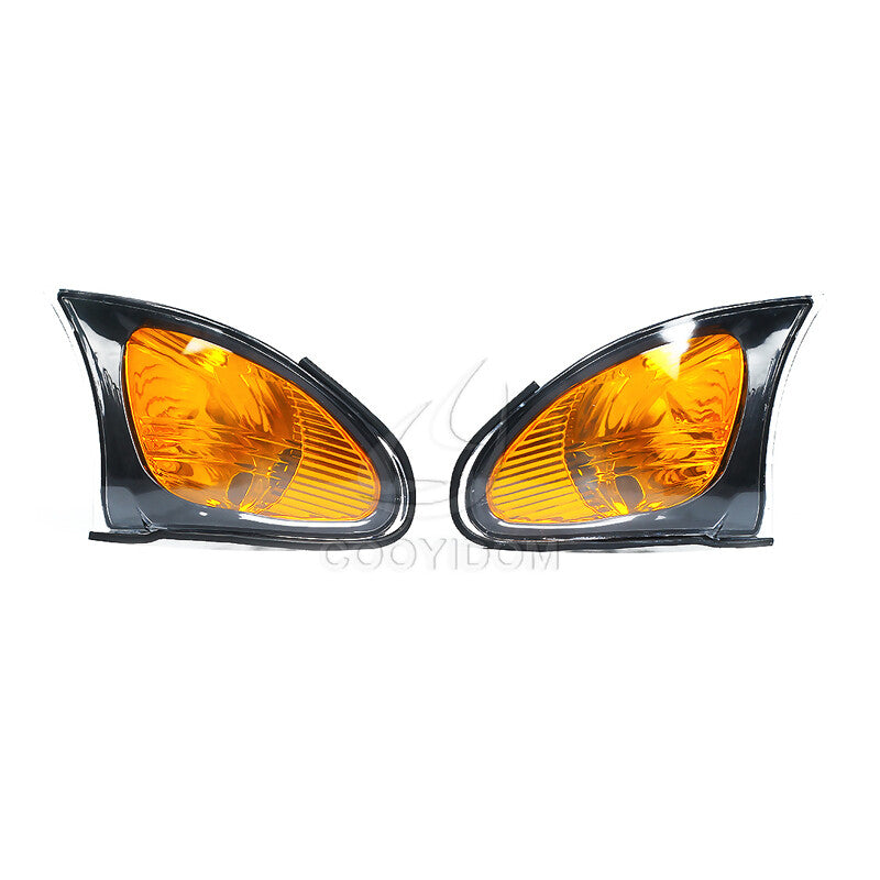 Turn Signal Lamp Yellow Corner Light for BMW E46 4D/5D Sedan 325i 2002-2005 Pair