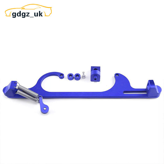 Blue Throttle Cable Bracket For 4150 4160 Carburetor Throttle Cable Carb Bracket