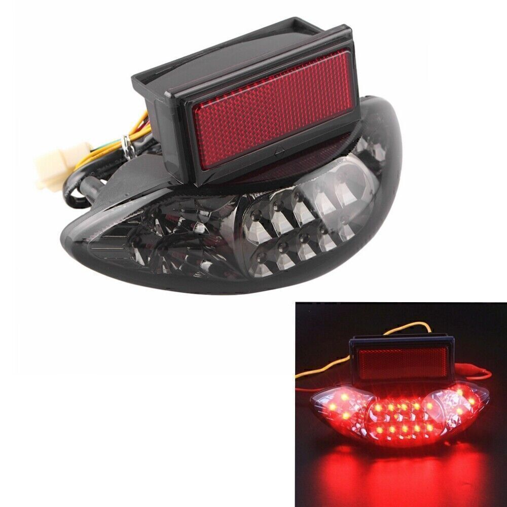 1x LED Tail Light Turn Signal Fit Hayabusa GSX1300R 99-07/Katana 600/750 08-12