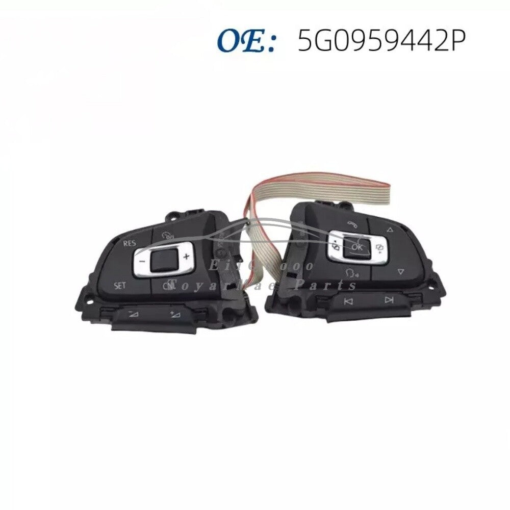 Multi-function Steering Wheel Buttons for VW for Golf Sportsvan 2016-2021 5G0959442P