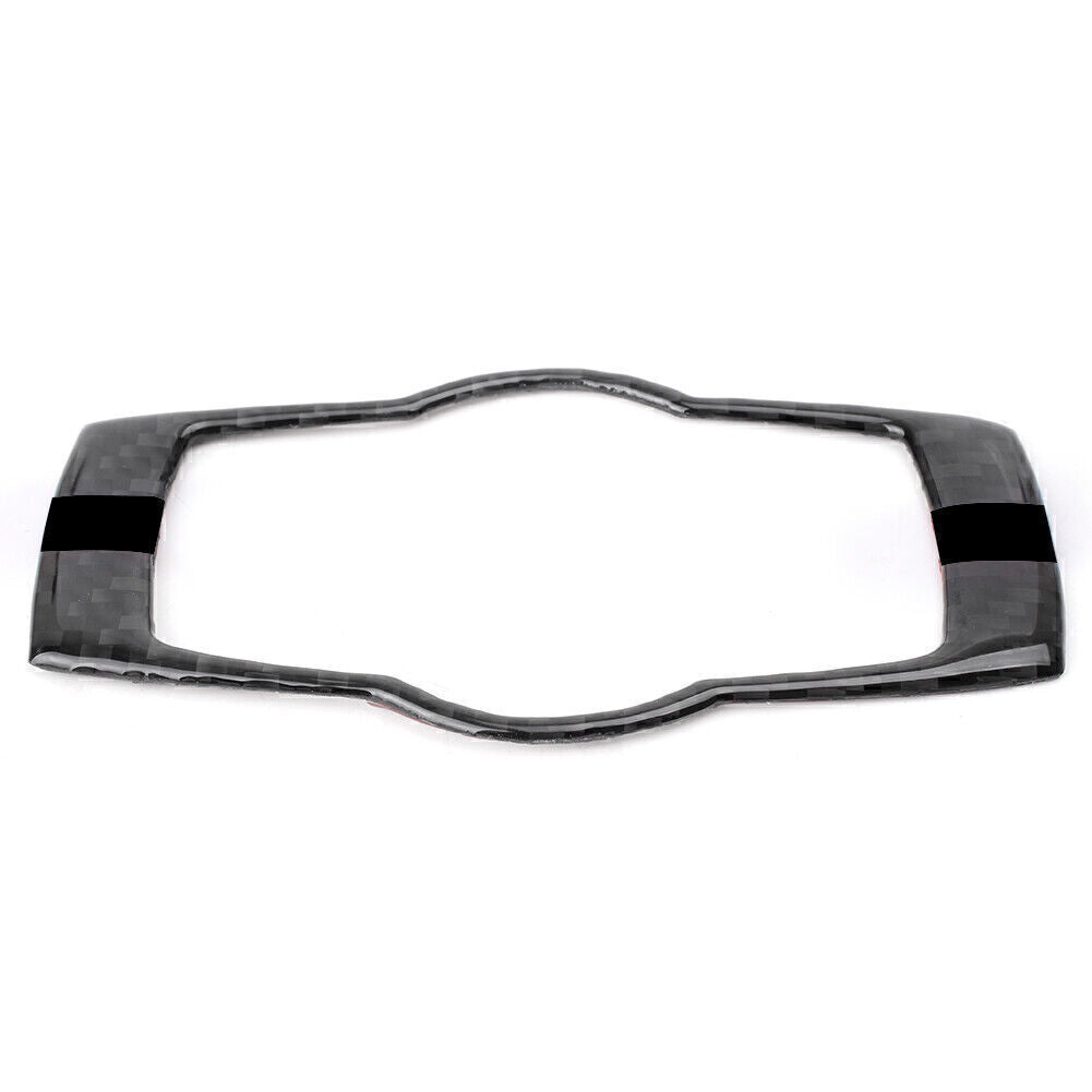 Carbon Fiber Headlight Switch Button Frame Decoration Cover for BMW 3-Series E90