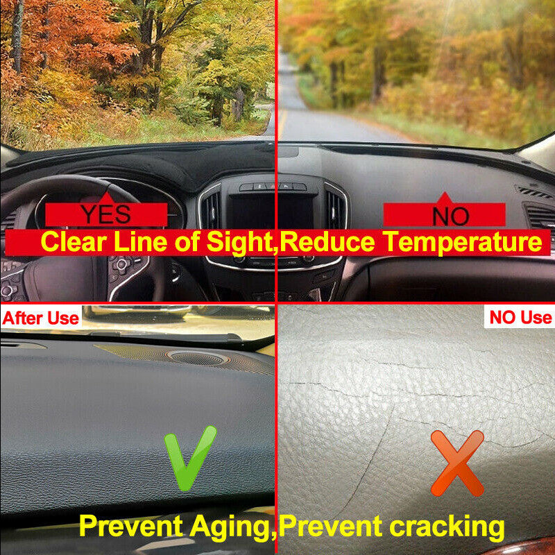 1X Car Dashboard Dash Mat DashMat Sun Cover Pad for Toyota Highlander 2020-2024