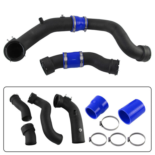 Aluminum Charge Pipe + Boost Pipe Hose Kit for BMW 535i F06/F12 640i 740i N55