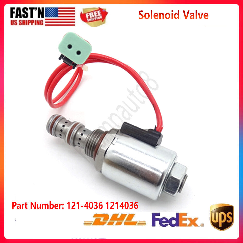 Solenoid Valve 121-4036 for Caterpillar 416C 416D 420D 424D 426C 428C 428D 430D