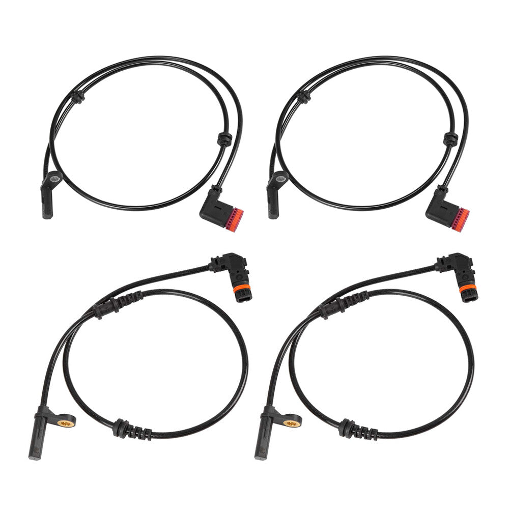 4pcs ABS Wheel Speed Sensor Front Rear for Mercedes-Benz C250 C350 12-15 C300