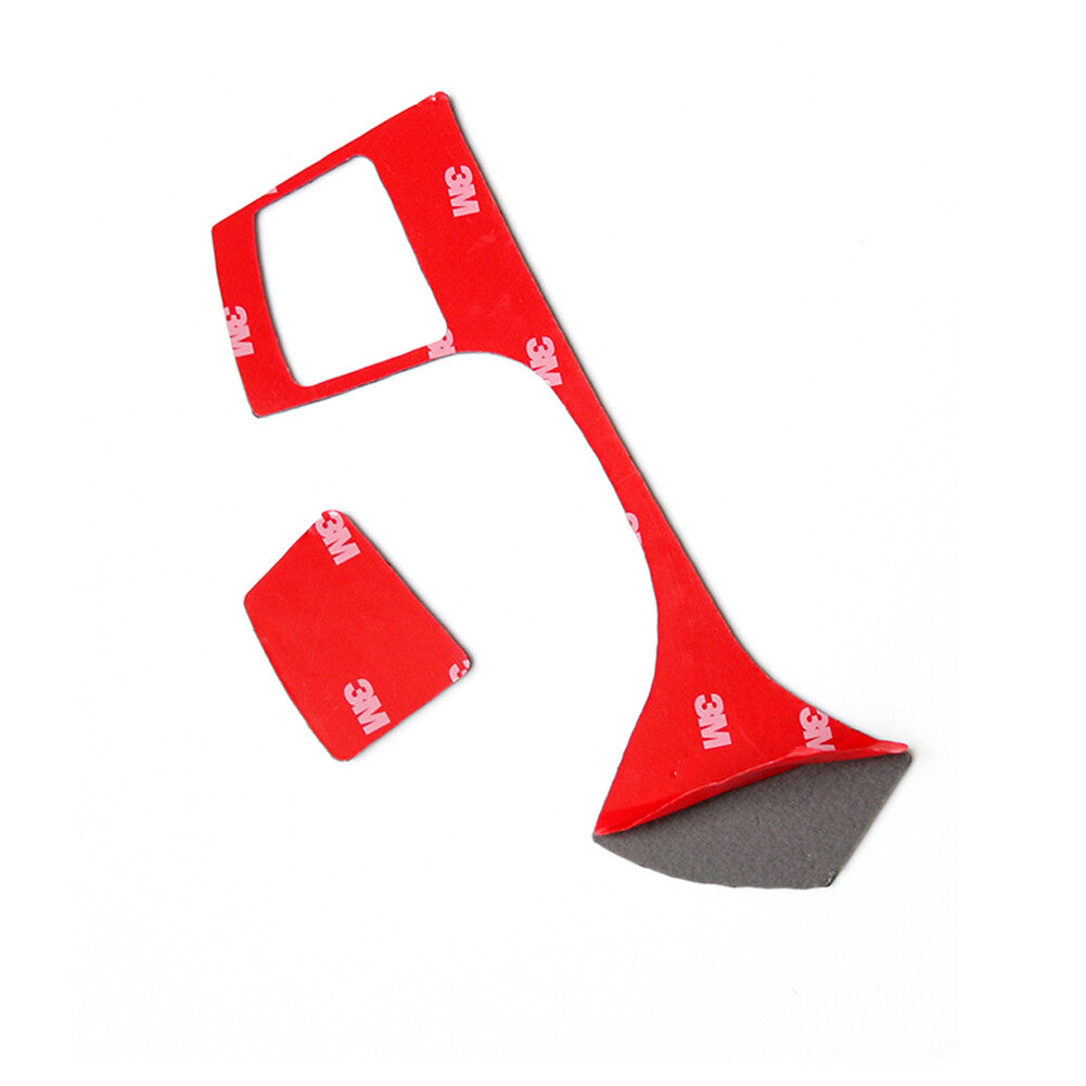 4x Carbon Fiber Steering Wheel Button Trim Cover for Dodge Journey 2009-2010 Red