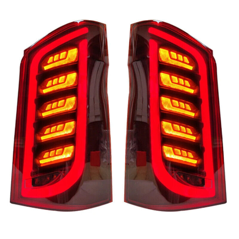 for Mercedes Benz Vito W447 2015-22 Pair LED Dynamic Rear Tail Light Brake Lamps