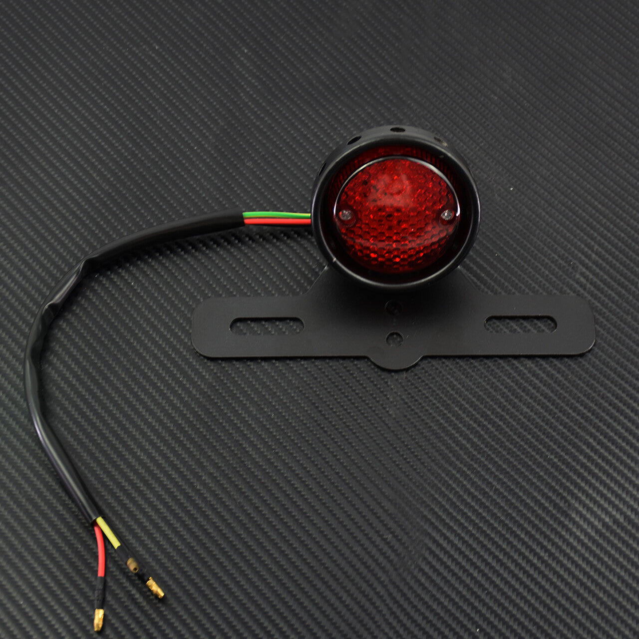 Univesal Rear LED Brake Light w/ Bracket Fit for Harley XL Bobber Cafe Customs