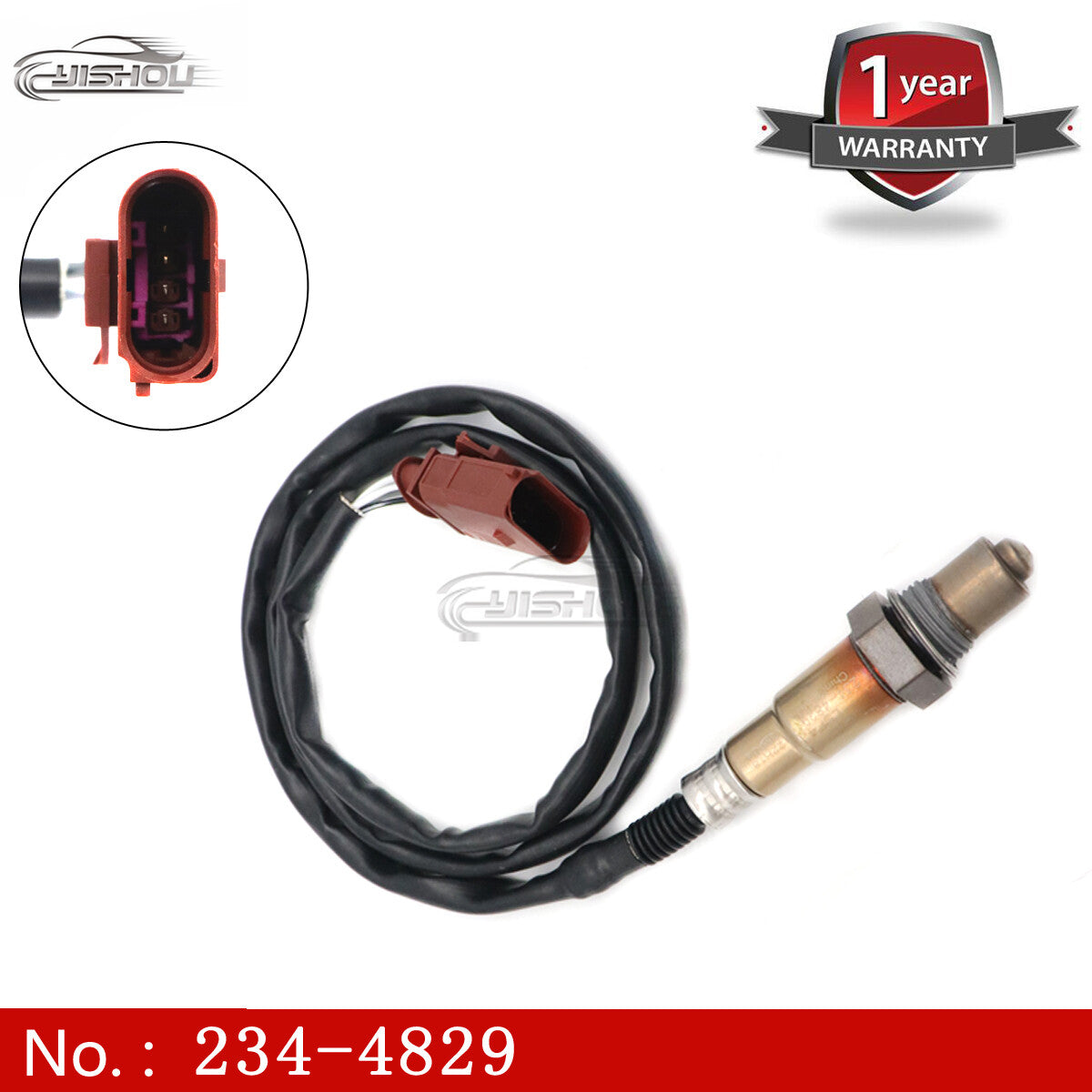 Downstream applications include 2005-2014 for Volkswagen for Jetta 2.5L L5 Oxygen Sensor 234-4829.