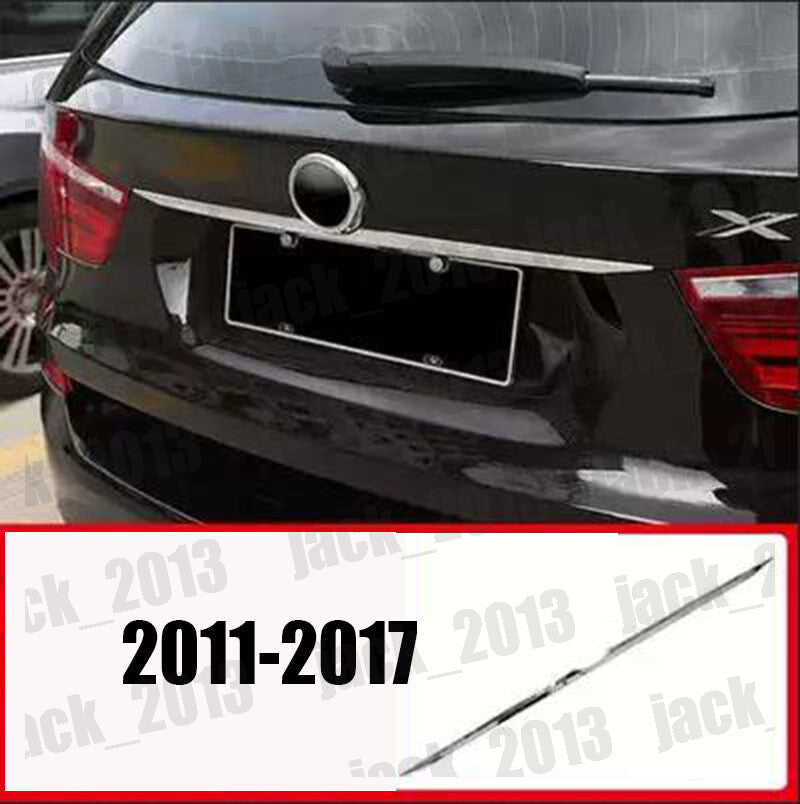 for BMW X3 2011-2017 STAINLESS Rear Tailgate Trunk Lid Cover Trim 1pcs