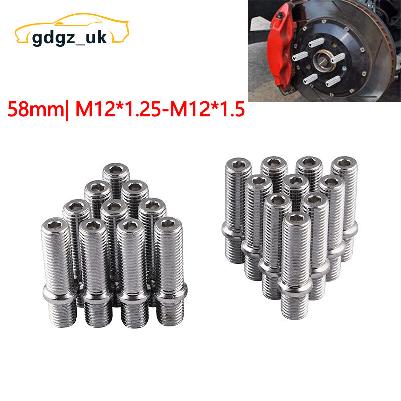 20¡ÁExtended Wheel Stud Conversion Lug Bolt Screw Adapter Kit M121.25 to M12x1.5