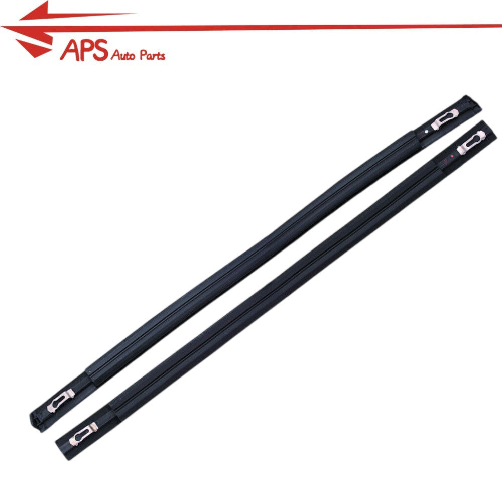 A pair of new black roof trim molding kits for 2012-2015 for Honda for Civic Sedan 4-Door