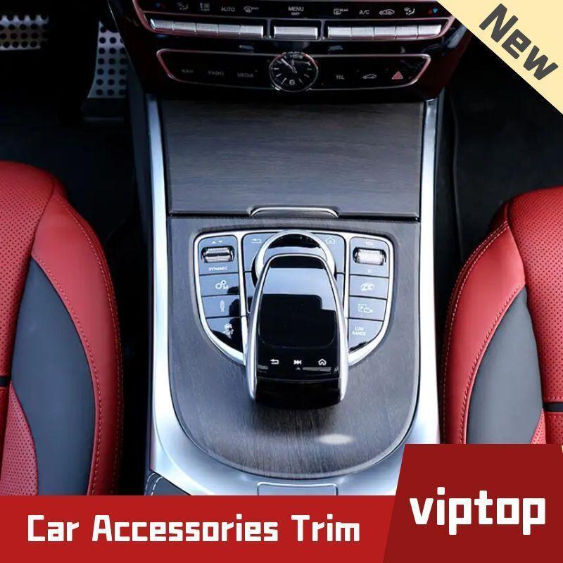 For G-Class W464 G500 G63 19-23 Oak Wood ABS Console Gear Shift Panel Cover Trim