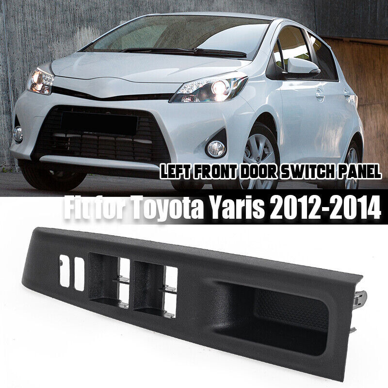 Door Window Switch Bezel Trim Panel Cover Replacement for Toyota Yaris 2012-2014