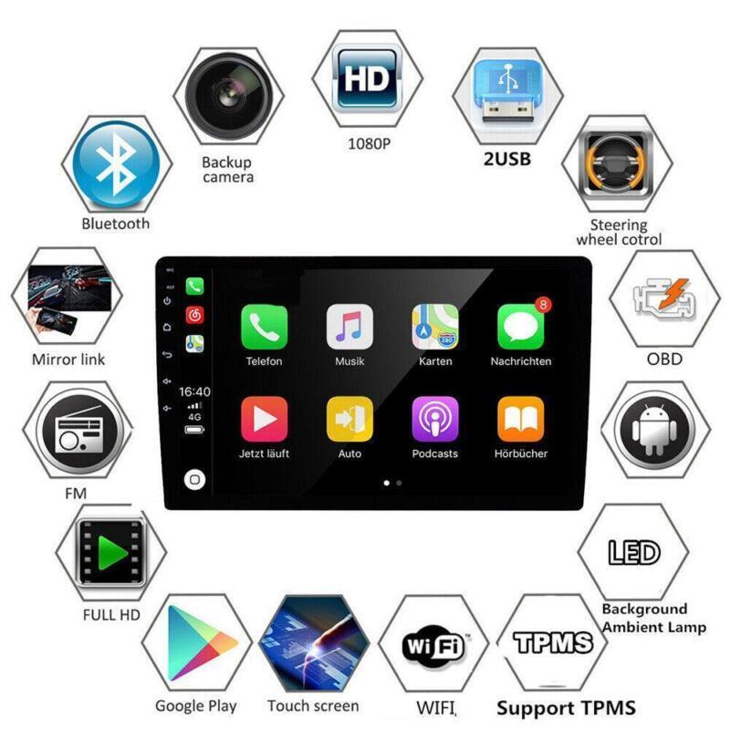 Car Android Radio GPS Stereo Player Car Play 2+32GB for Honda for Civic 2000-07