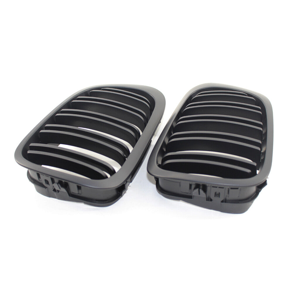 1 Pair Front Kidney Bumper Grille for BMW 3 Series E46 Coupe/Cabrio M3 Coupe