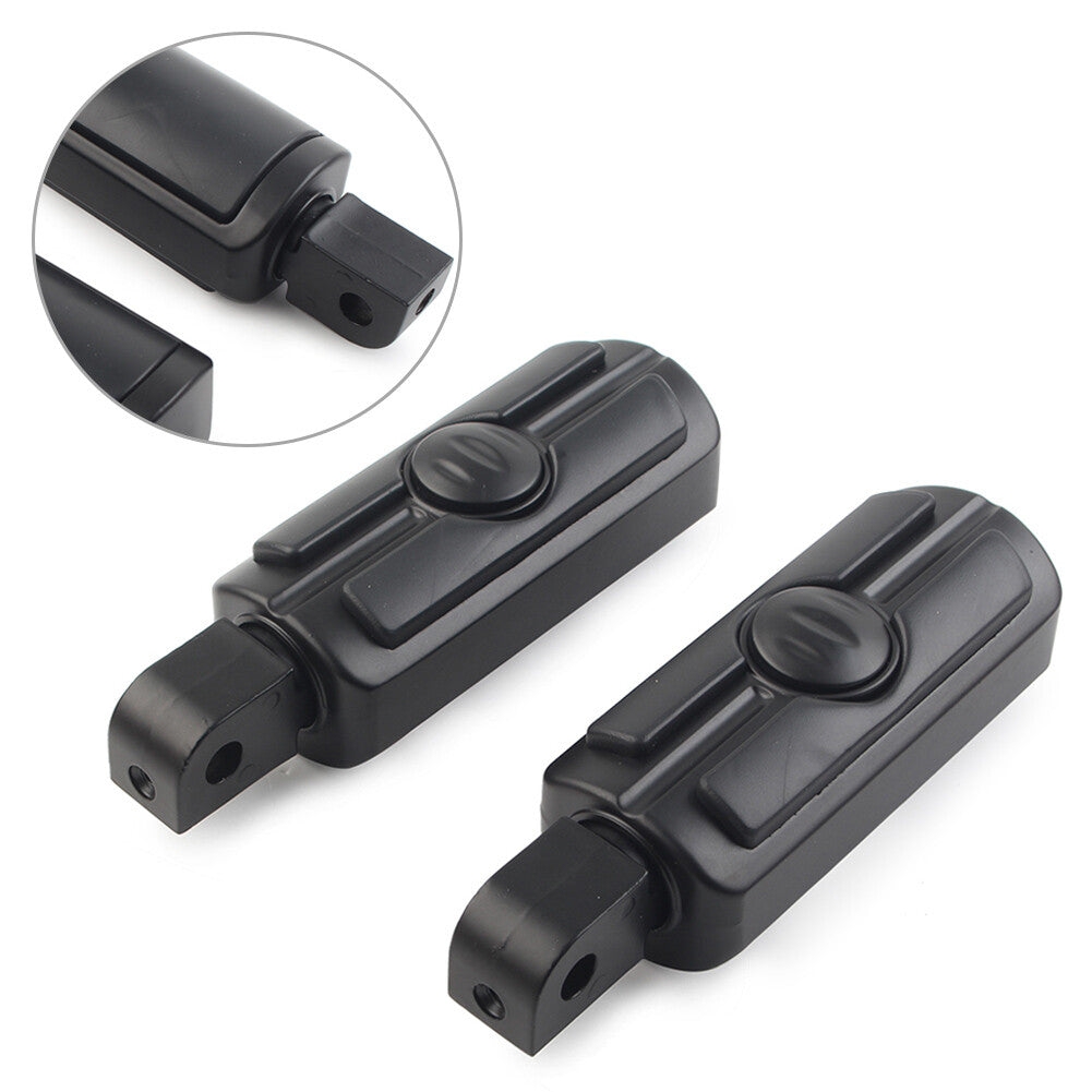 2xhintere Fu?rasten Fu?rasten Pedale f¨¹r for Honda VTX 1800 2002-08 Motorrad Schwarz