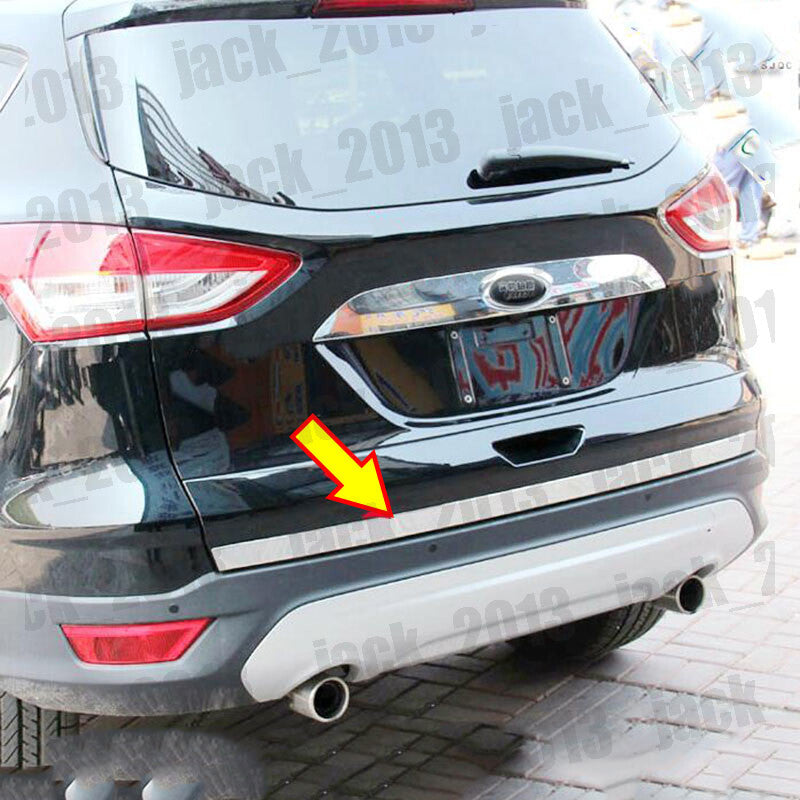 STAINLESS REAR TRUNK TAIL GATE DOOR LID COVER TRIM for Ford Kuga Escape 2013-19