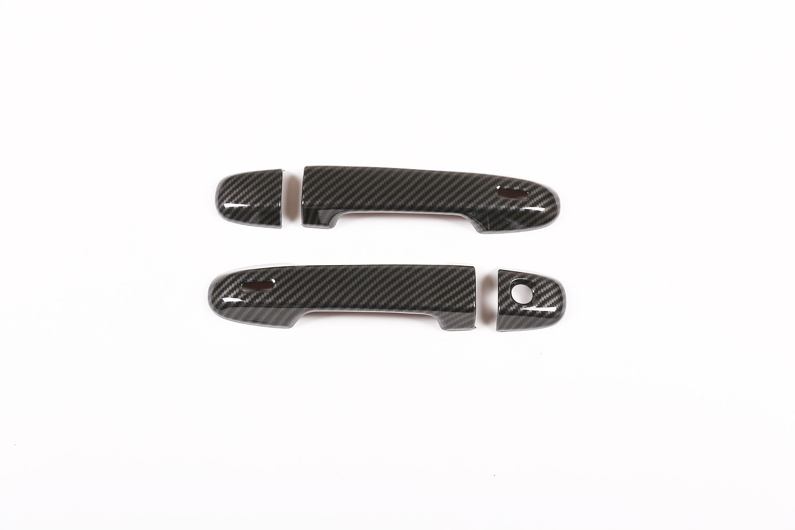 ABS carbon fiber front and rear badge decorative rings for Subaru Forester 2013 - 2018