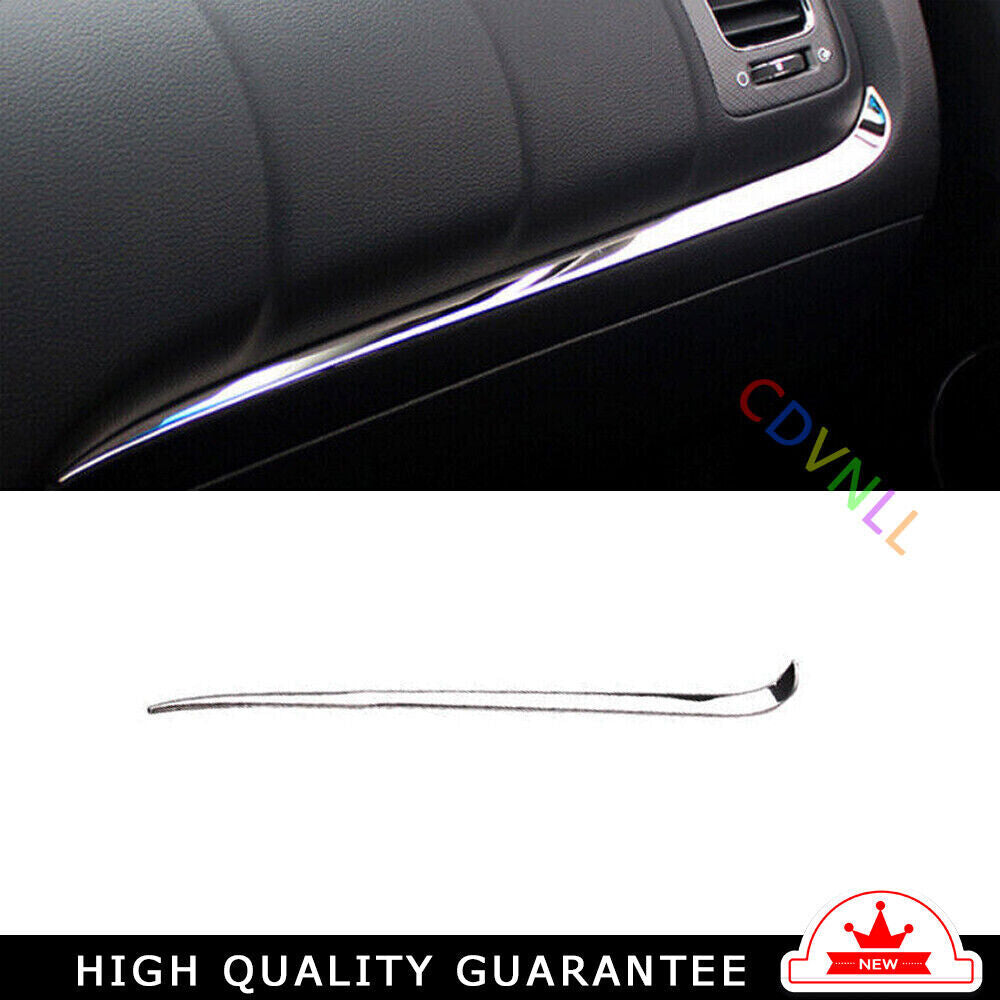 Car Dashboard for Co -Pilot Strip Cover Trim for Kia K3 Forte 2014-2018 Chrome Steel