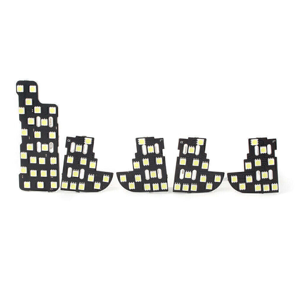 5x Bright White Car Interior Dome Map Reading Lights Kit for Honda Odyssey 05-08
