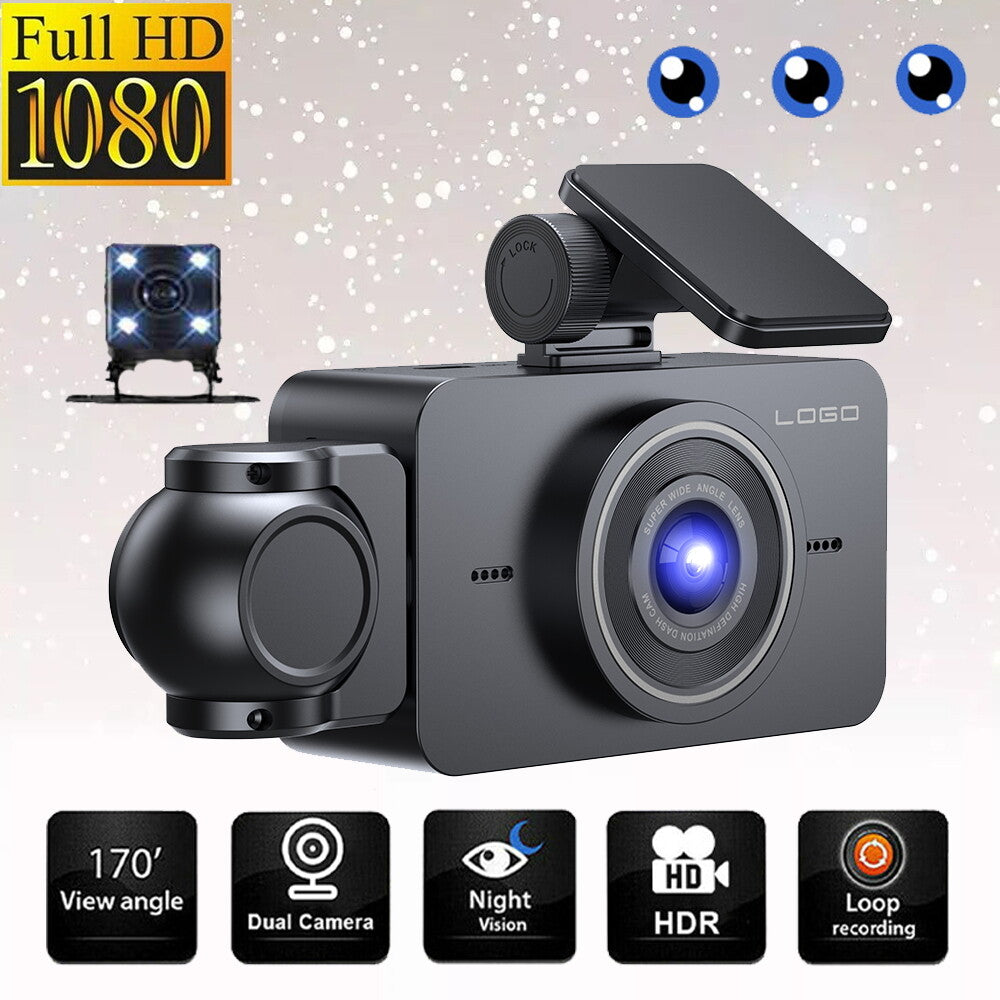 1080P DVR Car Dash Cam Camera Video Recorder WIFI Loop Recording 3in G-Sensor