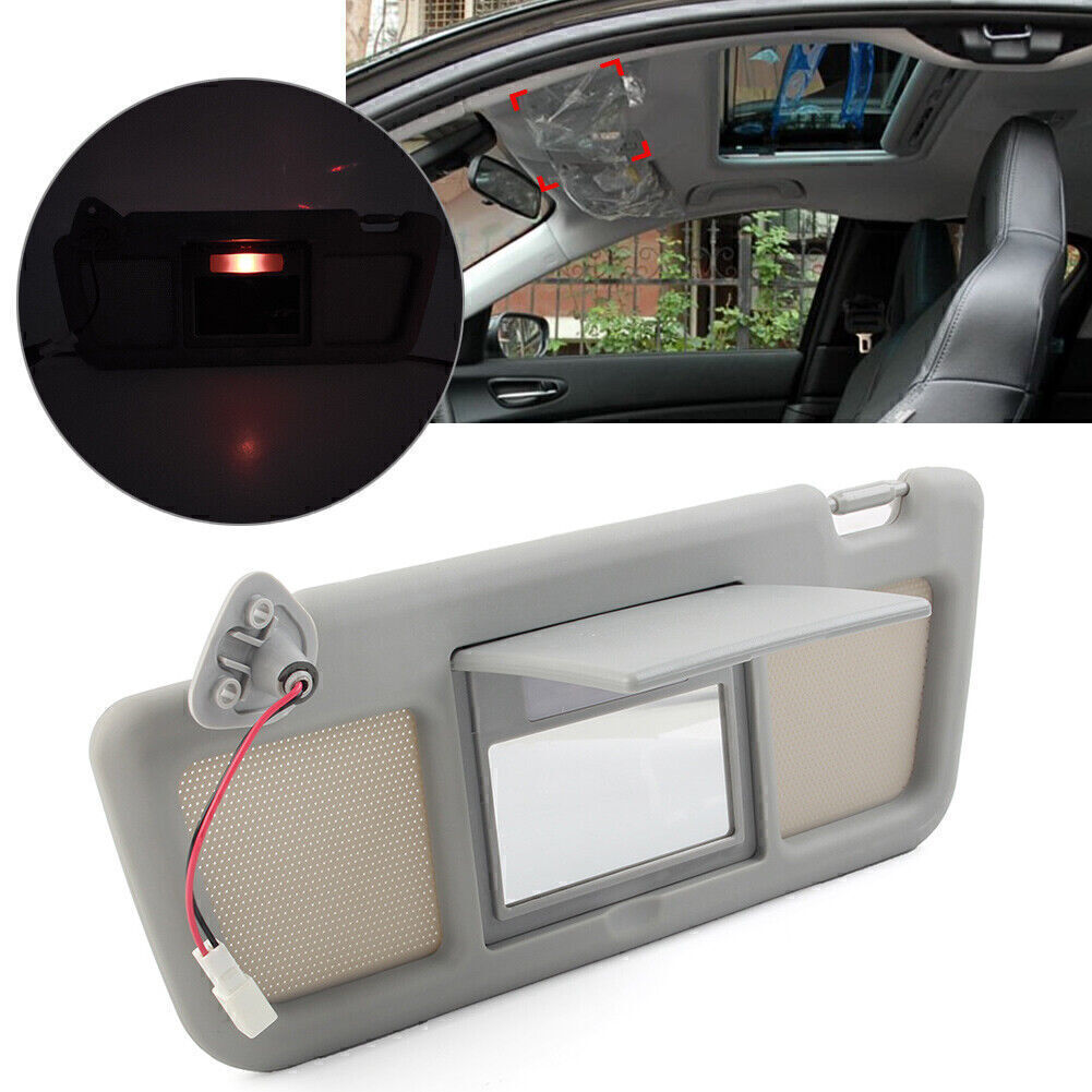 1Pcs Front Left Side Gray Sun Visor for Mazda RX-8 2004-2011 FE88-69-320B-77 New